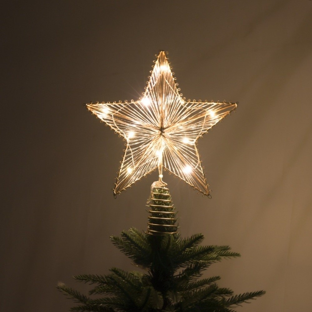 Star Tree Topper - Décoration d'arbre de noël étoile à