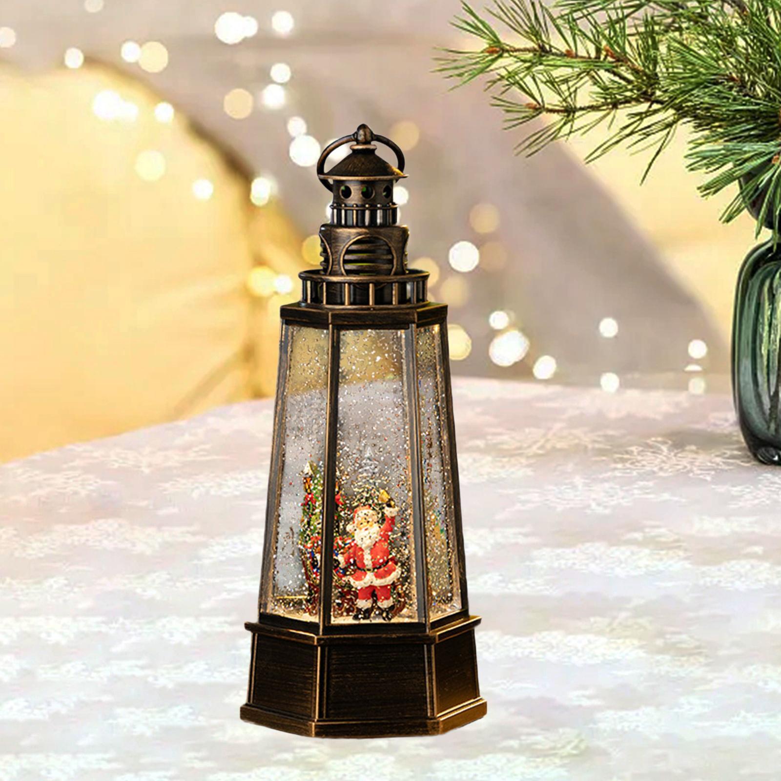 Snow Globe Musical - Lanterne Boule à Neige Musicale de