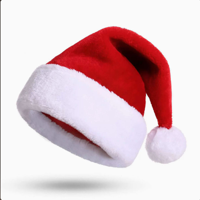 Santa Hat Plush - Chapeau de Père Noël en peluche