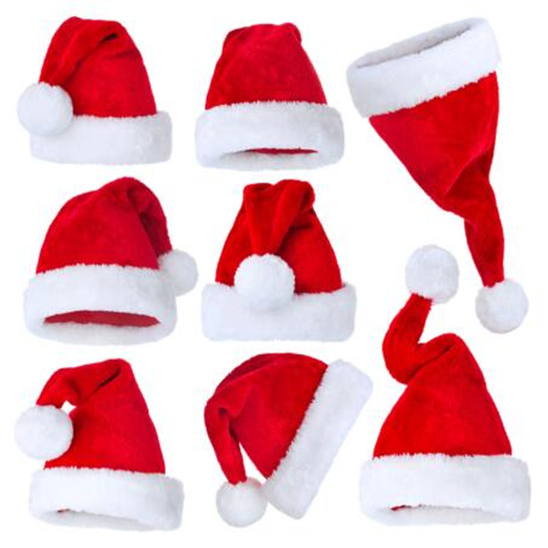 Santa Hat Plush - Chapeau de Père Noël en Peluche