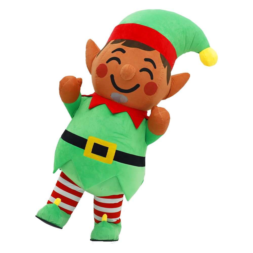 Elf Costume Christmas - Costume gonflable d'elfe de noël en
