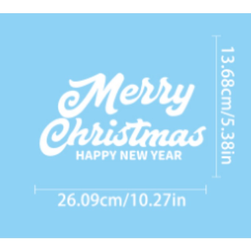 Snowflake Window Decal - Autocollants de fenêtre de noël, bonhomme