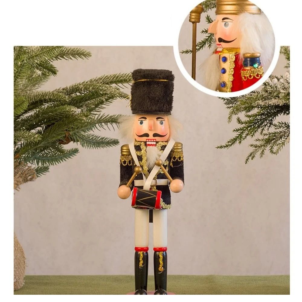 Nutcracker Figurine - Figurine artisanale vintage de Noël Casse-Noisette