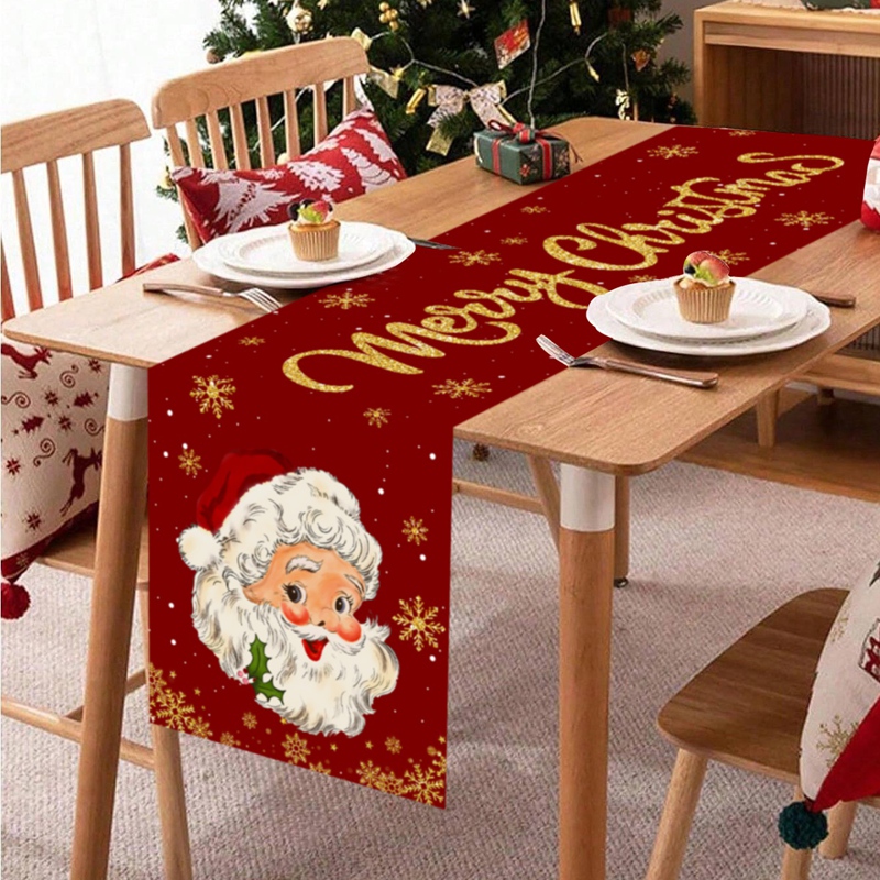 Christmas Table Runner - Chemin de table de Noël, décoration