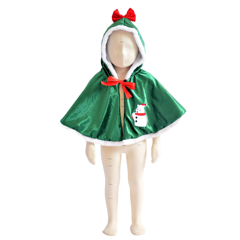 Poncho à capuche de noël elfe  - Elf Costume Christmas avis et prix