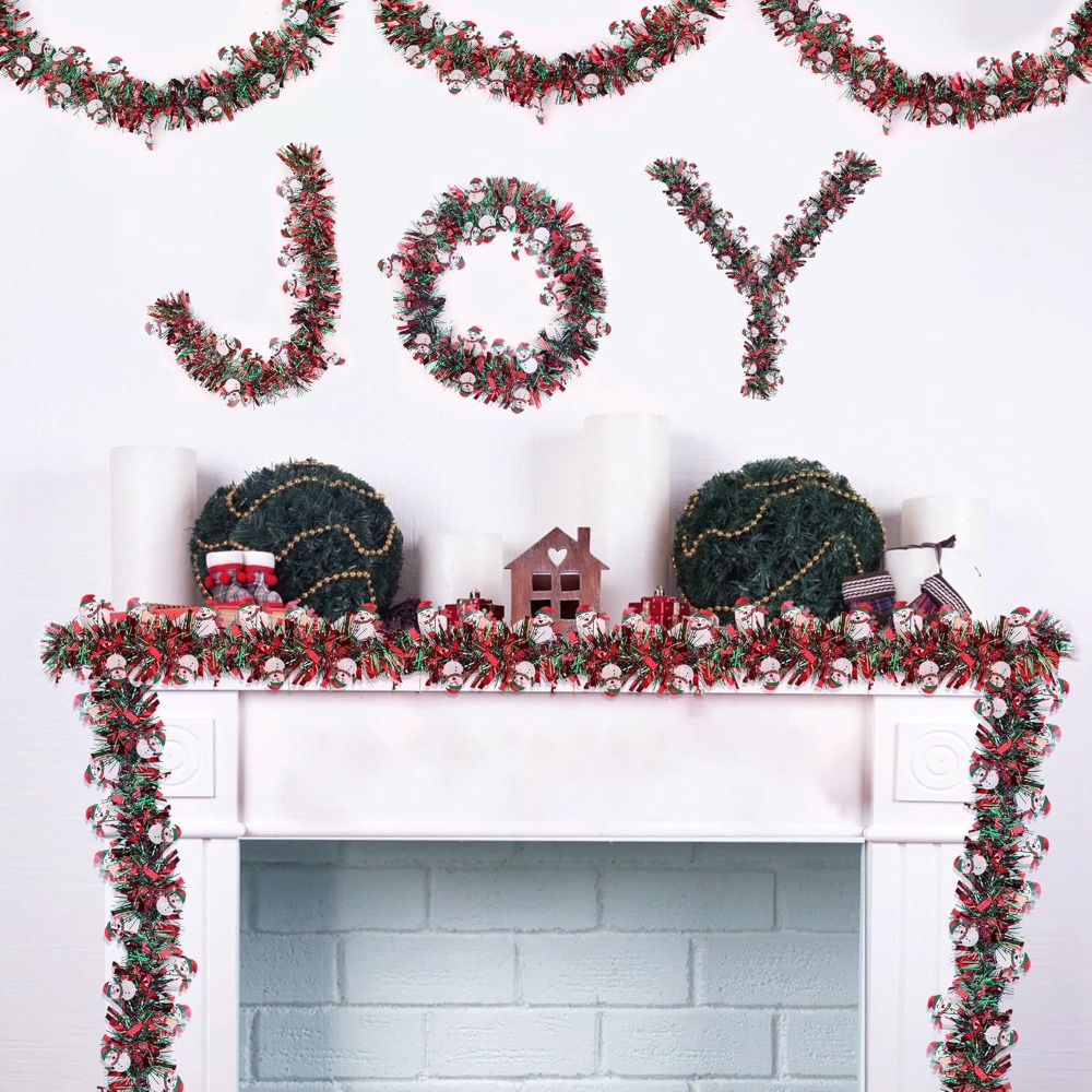 Guirlande de Noël en feuille m - Tinsel Garland Decoration avis et prix