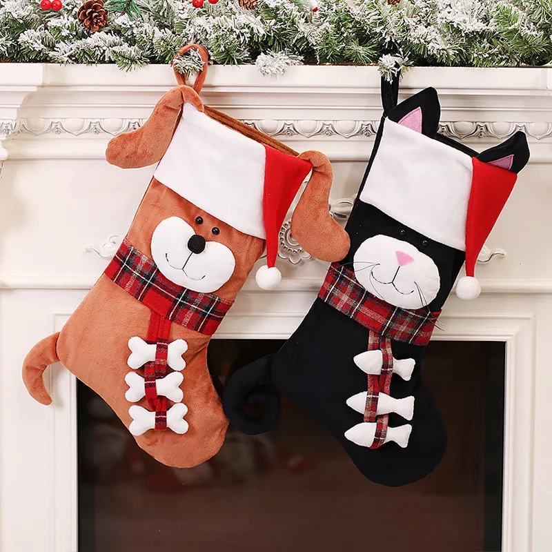 Chaussettes de Noël 3D en pelu - Christmas Stocking Hanging avis et prix