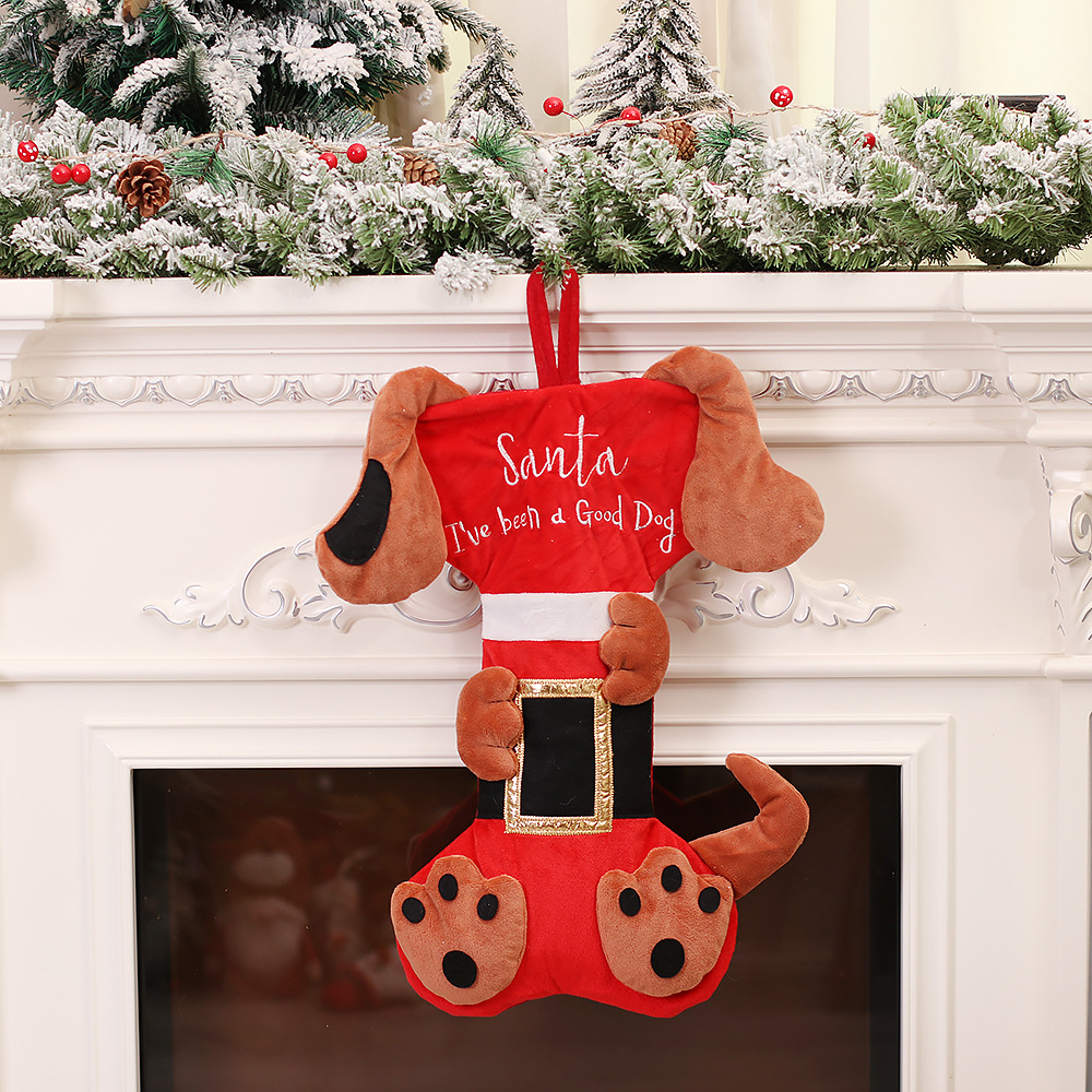 Chaussettes de Noël 3D en pelu - Christmas Stocking Hanging avis et prix