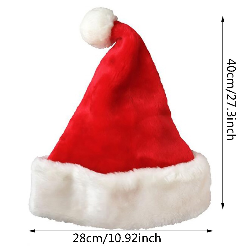Chapeau de Père Noël en peluch - Santa Hat Plush avis et prix