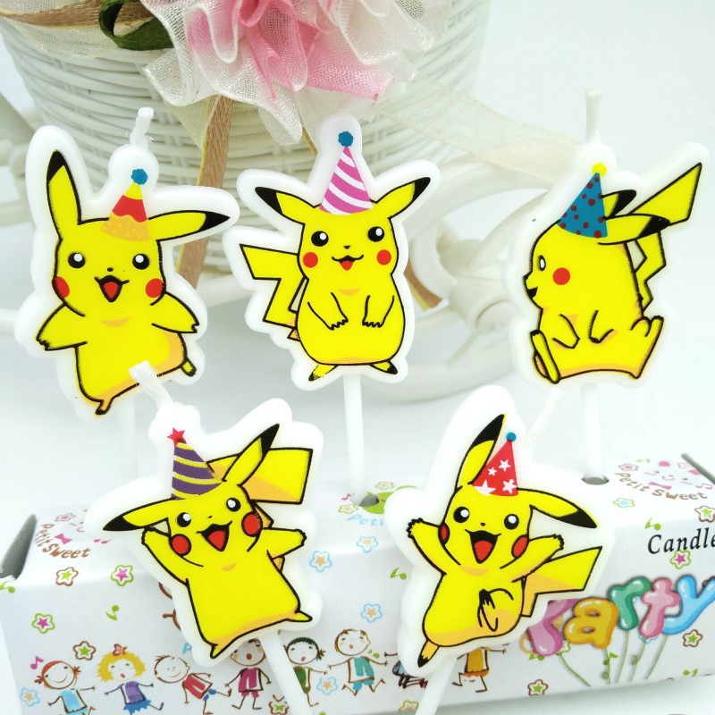 5 pièces/lot Pokemon gâteau d' - Holiday Candle Set avis et prix