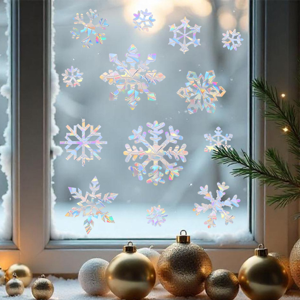 Autocollants muraux électrosta - Snowflake Window Decal avis et prix