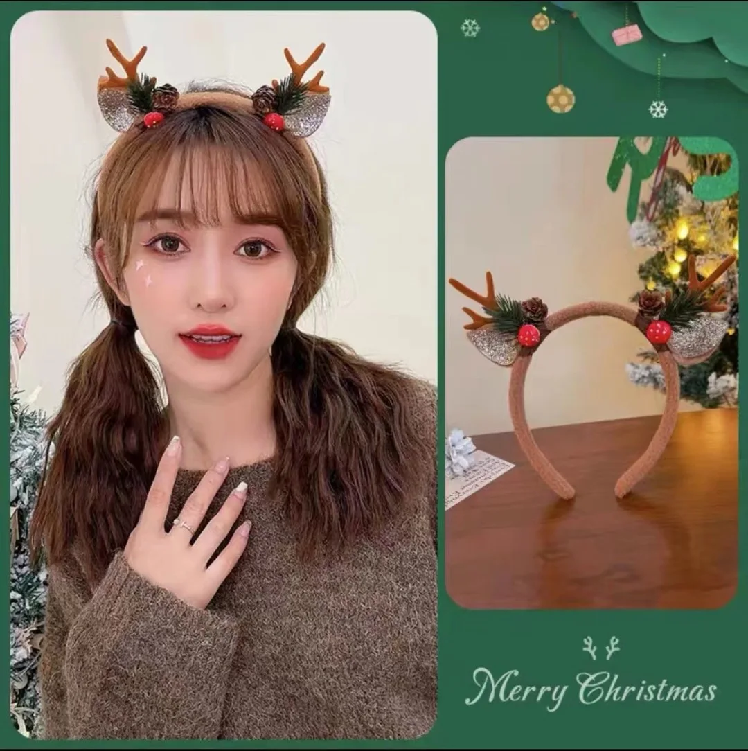 Bandeau de sauna de Noël pour  - Reindeer Antlers Headband avis et prix
