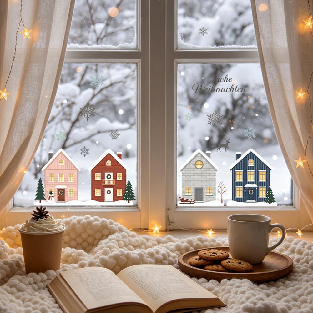 Autocollants de Noël en forme  - Snowflake Window Decal avis et prix