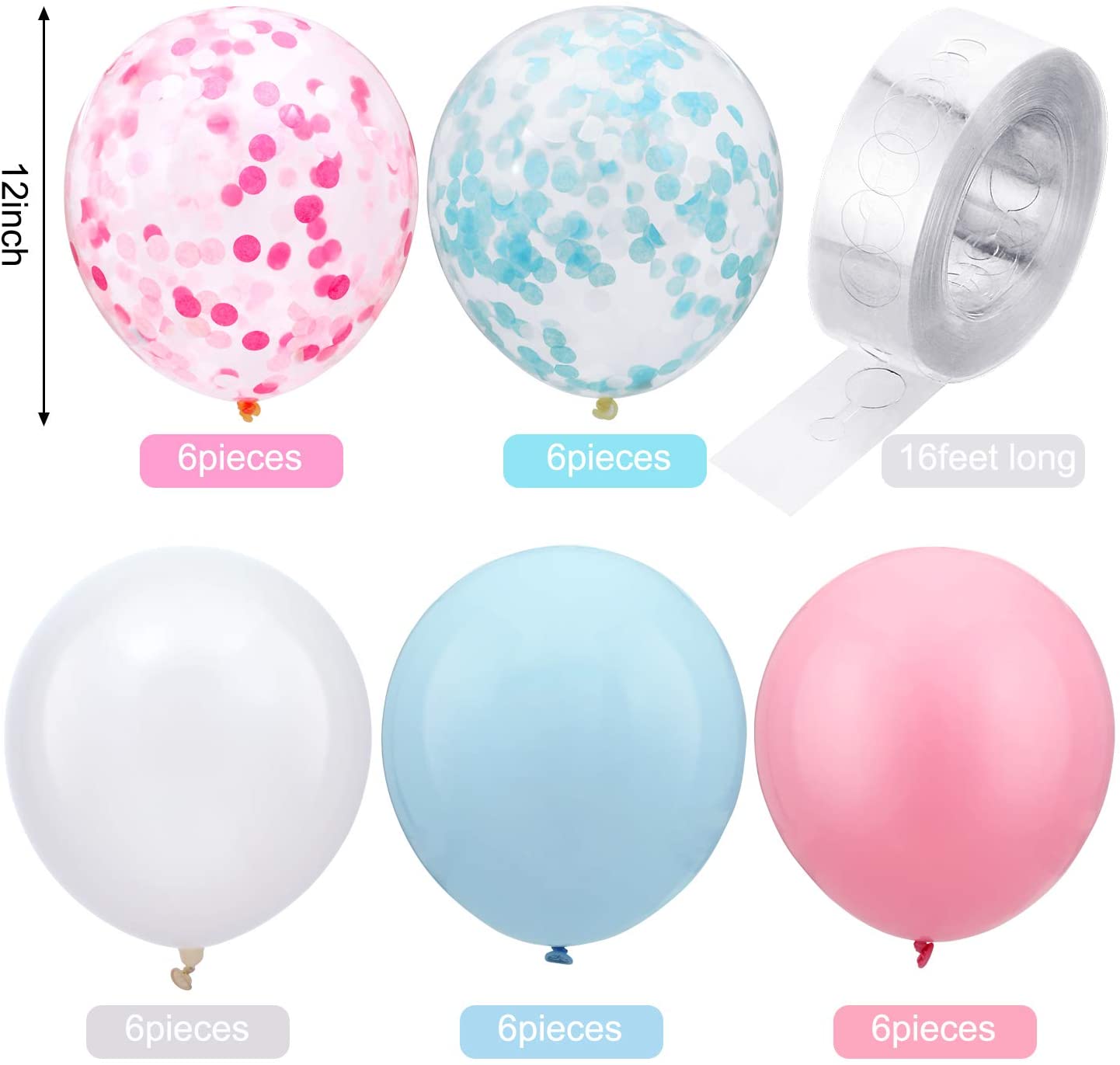 Ballons en feuille d'aluminium - Tinsel Garland Decoration avis et prix