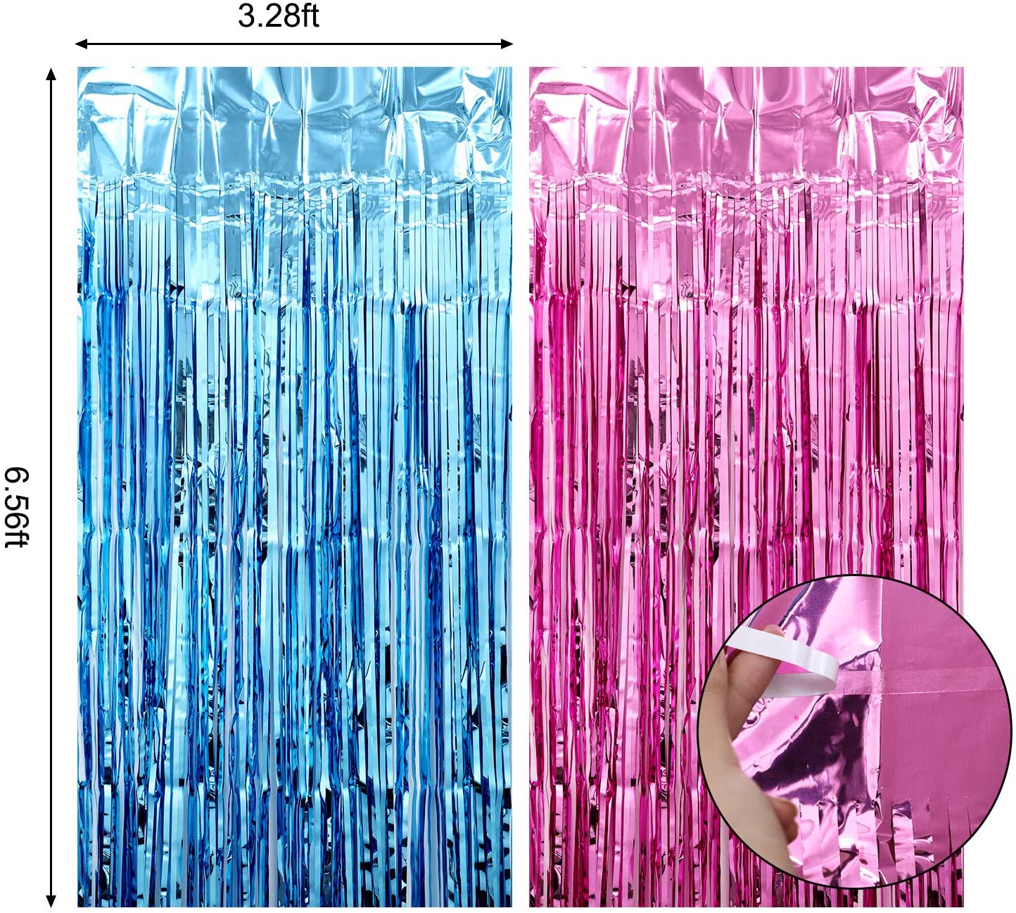 Ballons en feuille d'aluminium - Tinsel Garland Decoration avis et prix