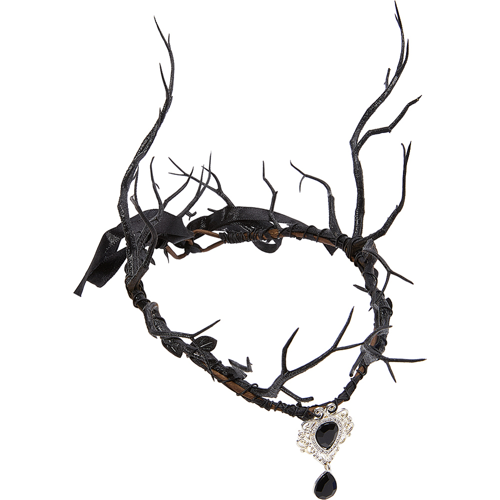 Serre-tête de fée noire, elfe  - Reindeer Antlers Headband avis et prix
