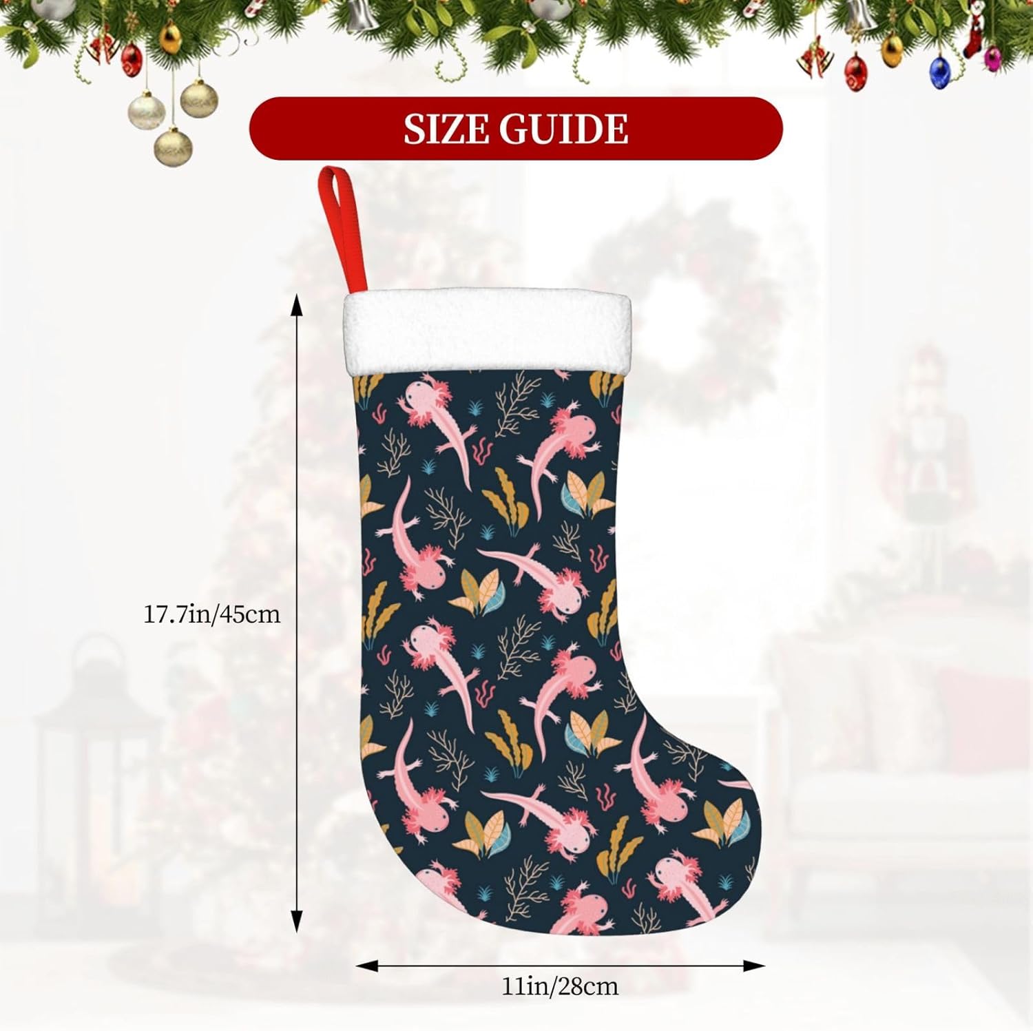 Axolotl – bas de noël suspendu - Christmas Stocking Hanging avis et prix
