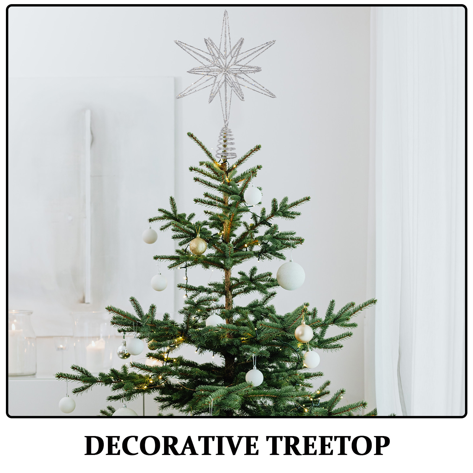 Décoration de Noël rustique st - Star Tree Topper avis et prix