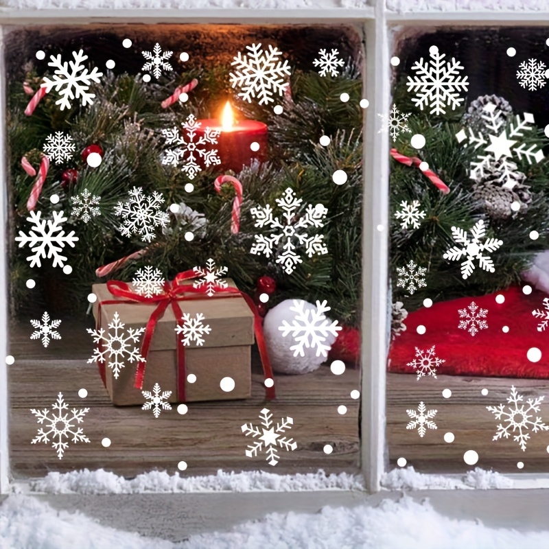 Autocollants statiques flocon  - Snowflake Window Decal avis et prix