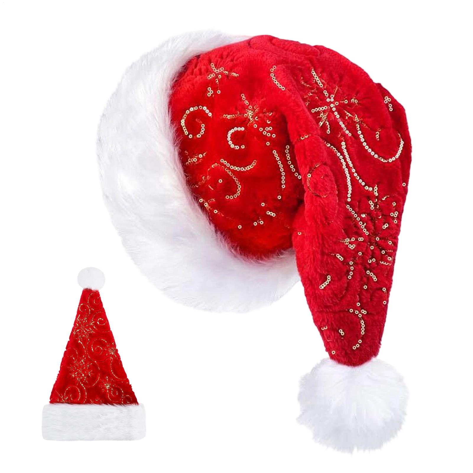 Chapeau de noël en peluche, co - Santa Hat Plush avis et prix
