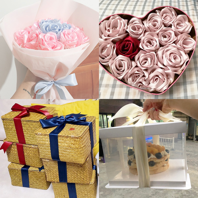 1 rouleau de ruban en Satin de - Ribbon Bow Gift avis et prix