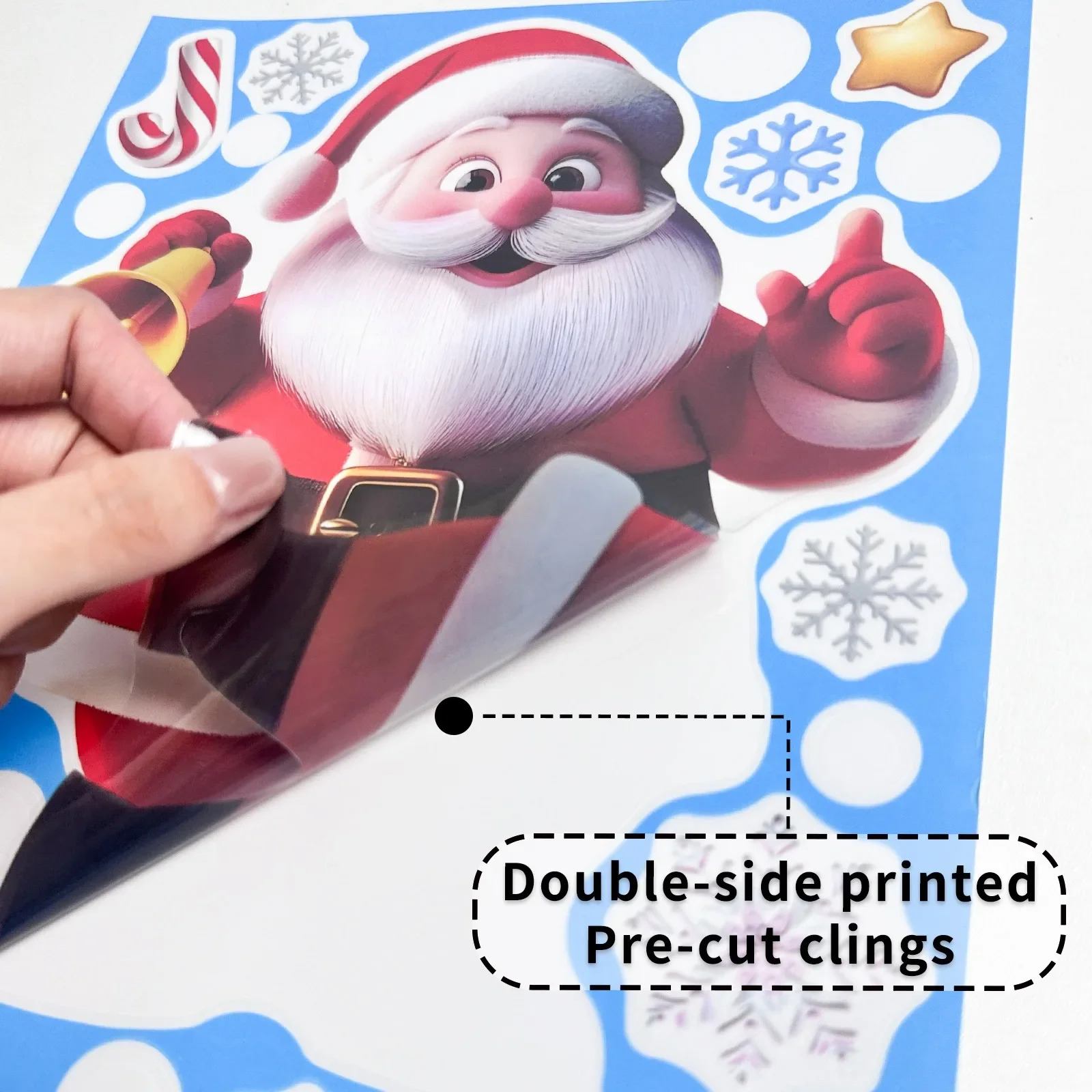 Autocollants de fenêtre de noë - Snowflake Window Decal avis et prix