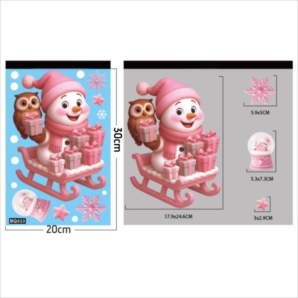 Autocollants de fenêtre amovib - Snowflake Window Decal avis et prix