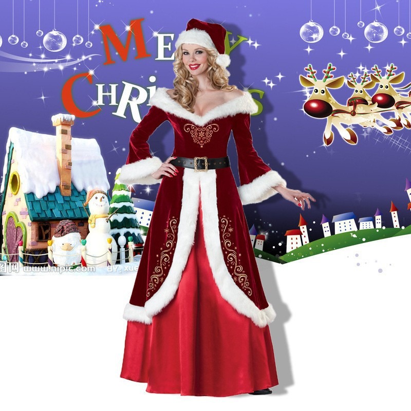 Costume de père noël pour femm - Elf Costume Christmas avis et prix