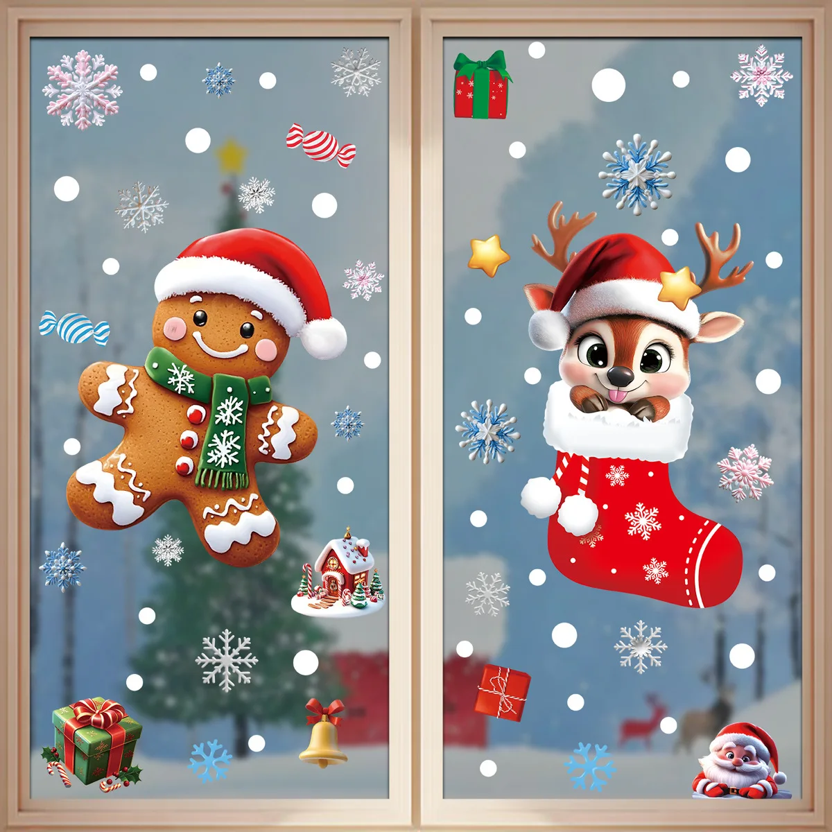 Autocollants de fenêtre statiq - Snowflake Window Decal avis et prix
