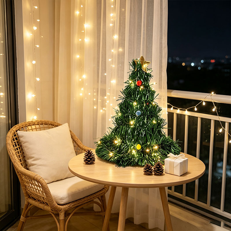 Mini sapin de Noël pliable ver - Star Tree Topper avis et prix