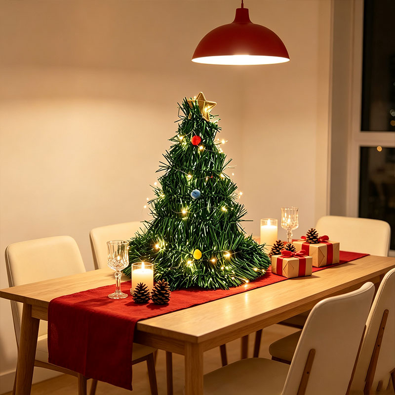 Mini sapin de Noël pliable ver - Star Tree Topper avis et prix