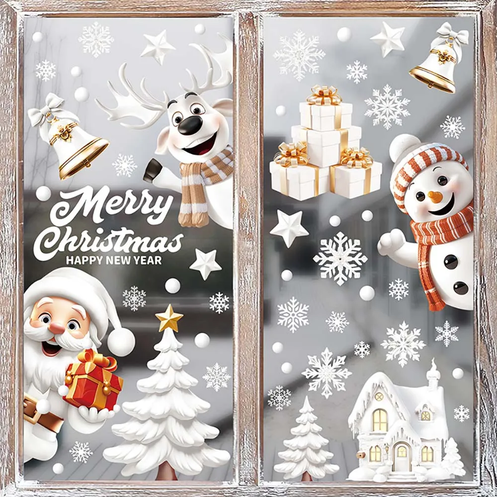 Autocollants de fenêtre de Noë - Snowflake Window Decal avis et prix