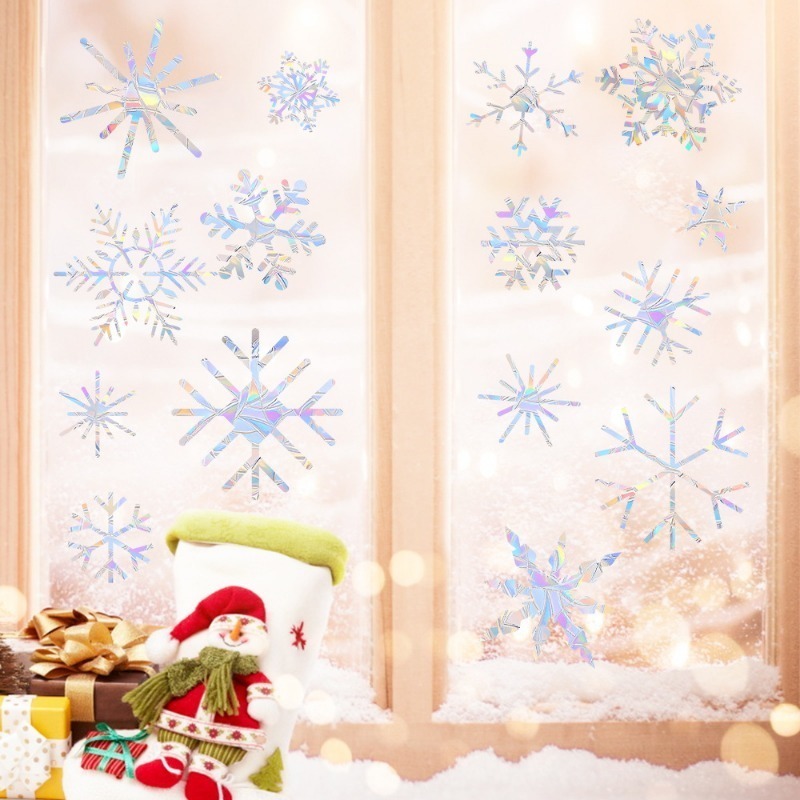 Autocollants de fenêtre électr - Snowflake Window Decal avis et prix
