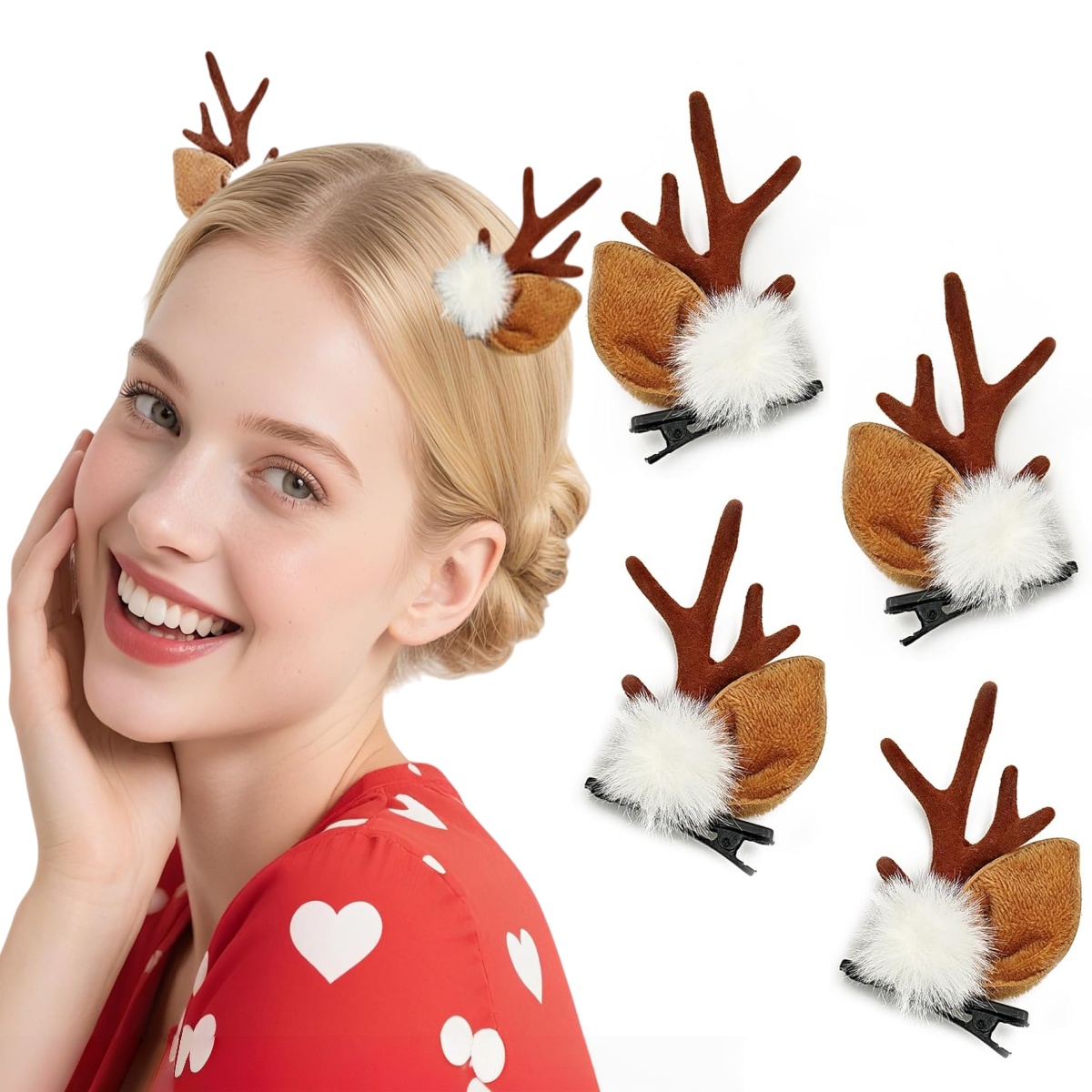 1/2 Paires de Petits Bandeaux  - Reindeer Antlers Headband avis et prix